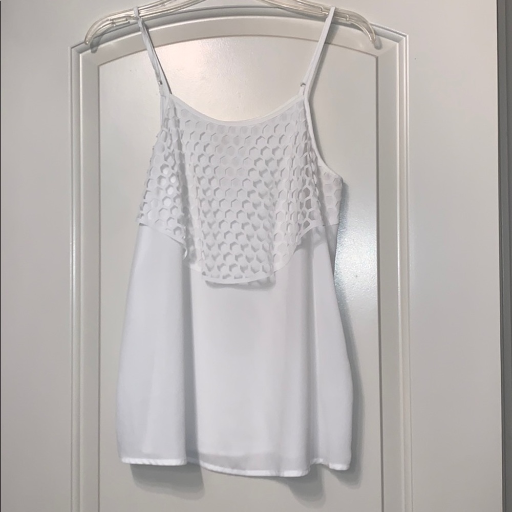 Charming Charlie white tank